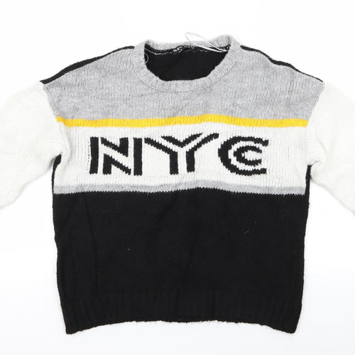 Select Womens Multicoloured   Pullover Jumper Size 8  - Select NYC Logo