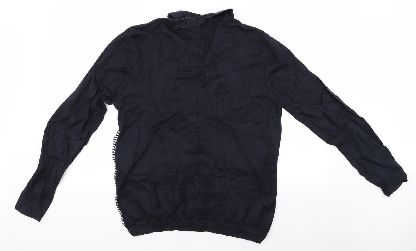 NEXT Mens Blue Houndstooth  Pullover Jumper Size L  - Next Mens Sweater