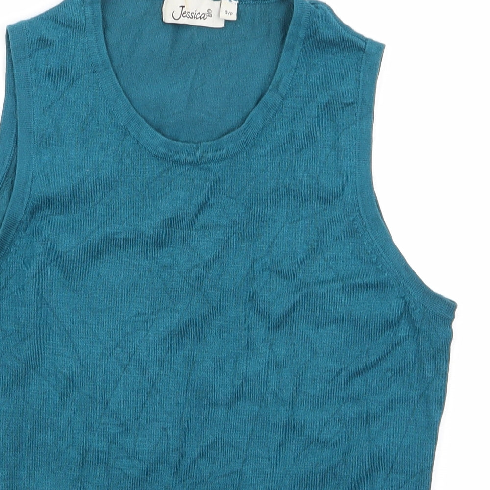 Jessica Womens Green   Pullover Jumper Size S  - Jessica