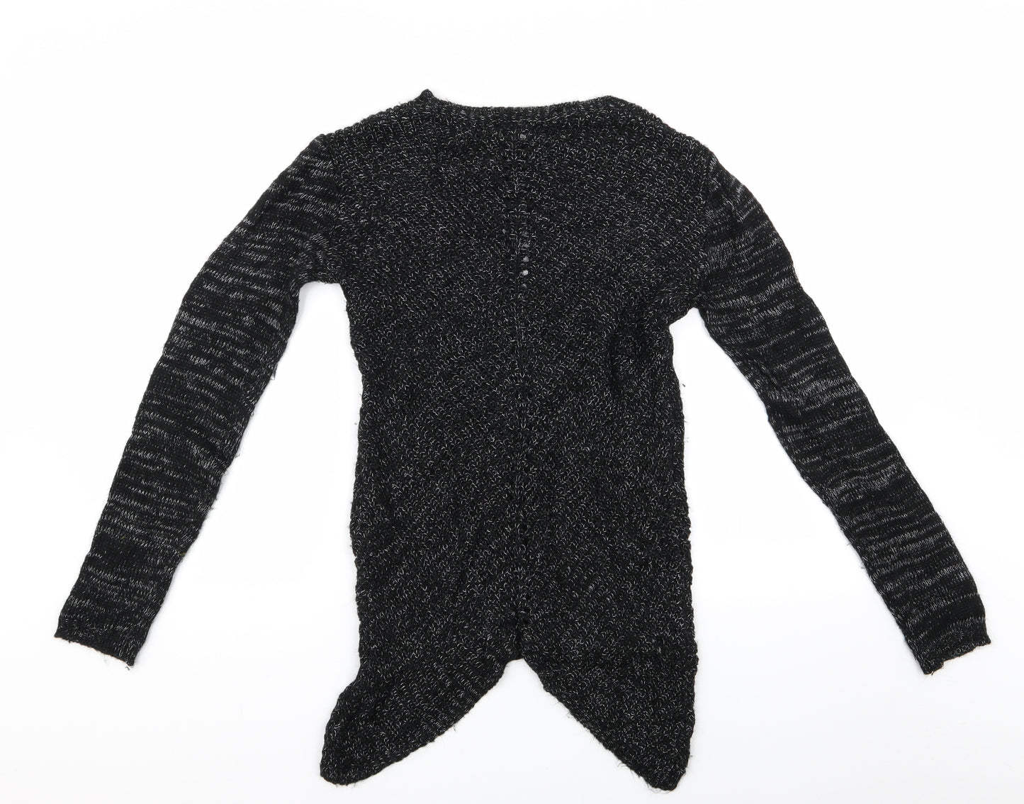 H&M Girls Black   Pullover Jumper Size 14 Years