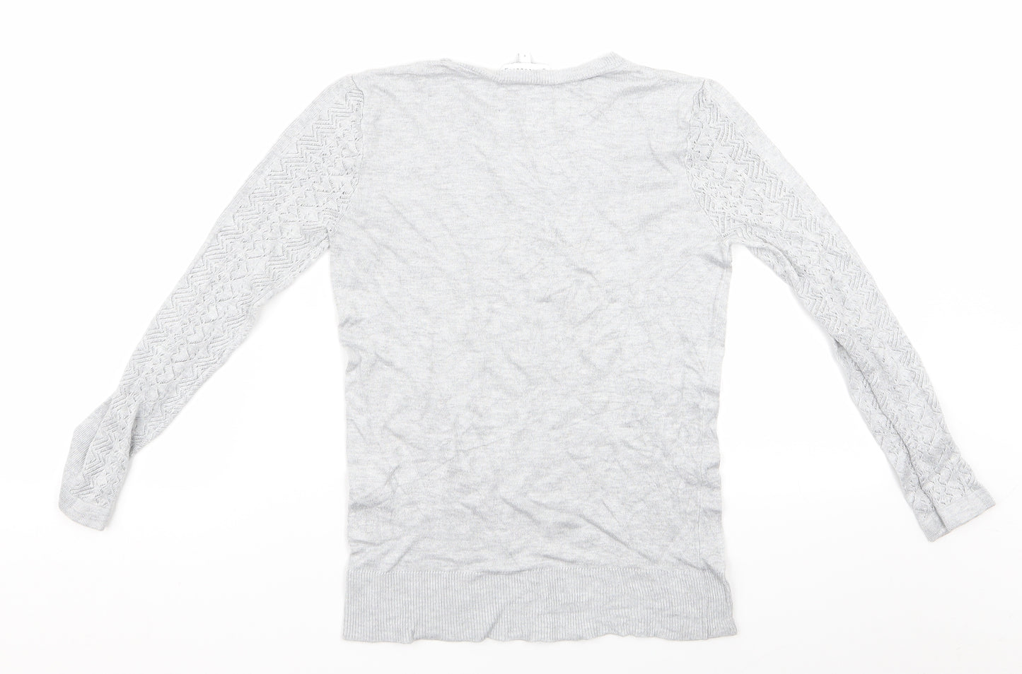 Warehouse Womens Grey   Pullover Jumper Size 6  - Warehouse