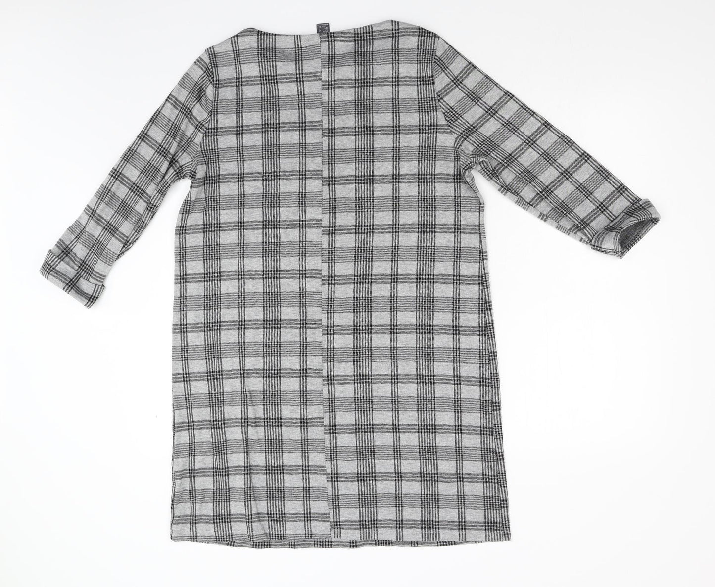 Primark Womens Grey Check  Shift  Size 14