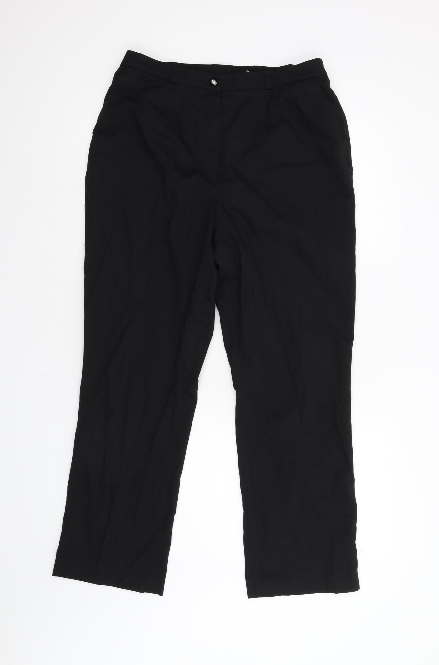 Habella Womens Black   Trousers  Size 14 L27 in