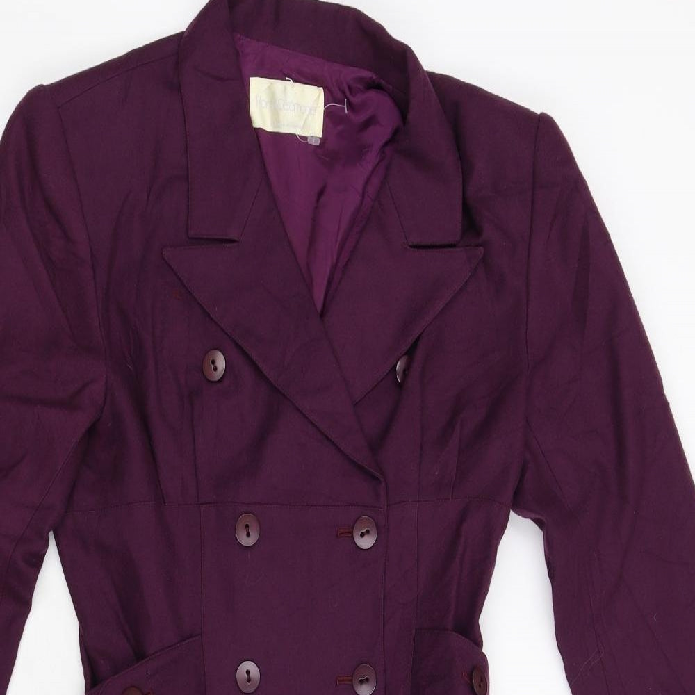 Roma Cérémonie Womens Purple   Jacket Dress  Size S