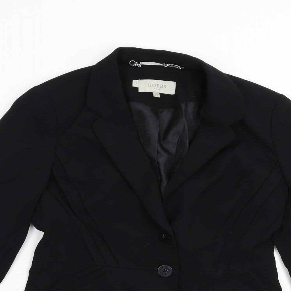 Hobbs Womens Black   Jacket Suit Jacket Size 10