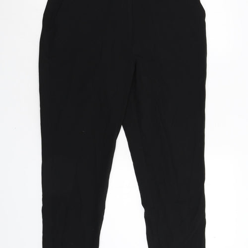 F&F Womens Black   Trousers  Size 10 L27 in