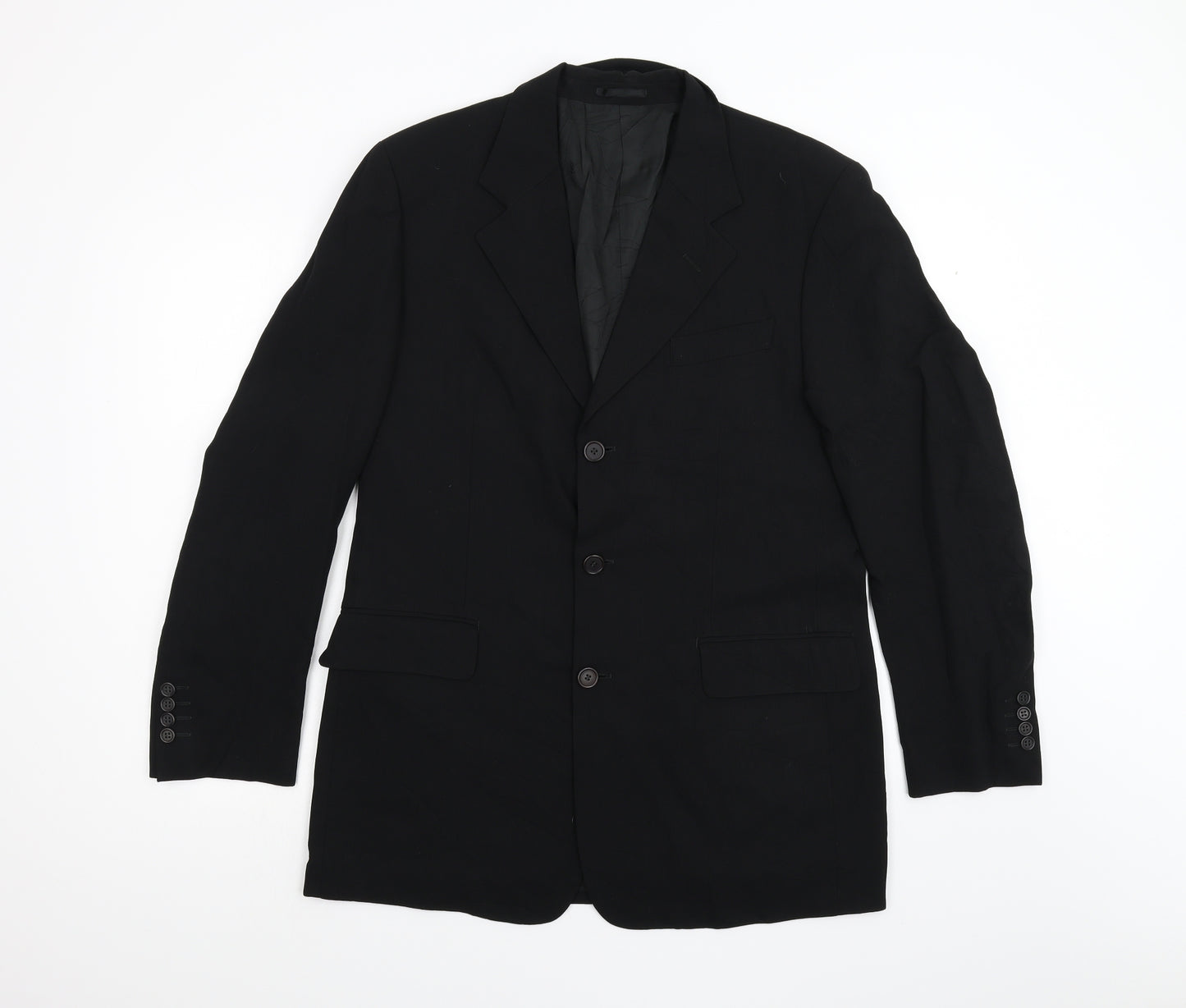 Yves Saint Laurent Mens Black   Jacket Suit Jacket Size 50
