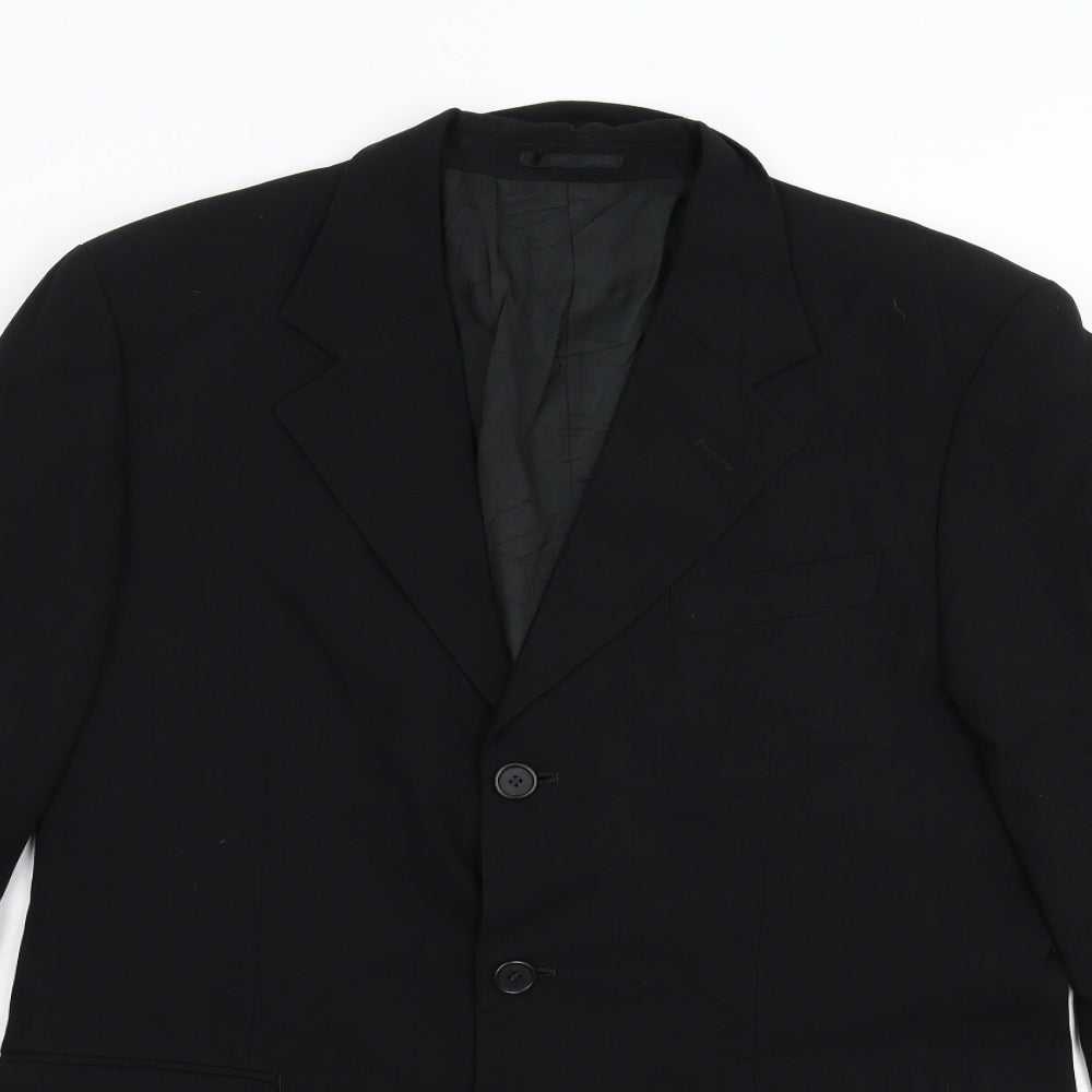 Yves Saint Laurent Mens Black   Jacket Suit Jacket Size 50