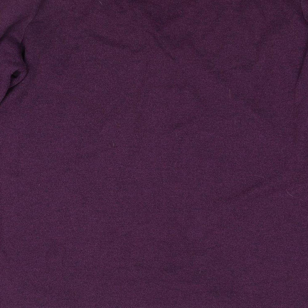 BHS Womens Purple  Knit Cardigan Jumper Size 14