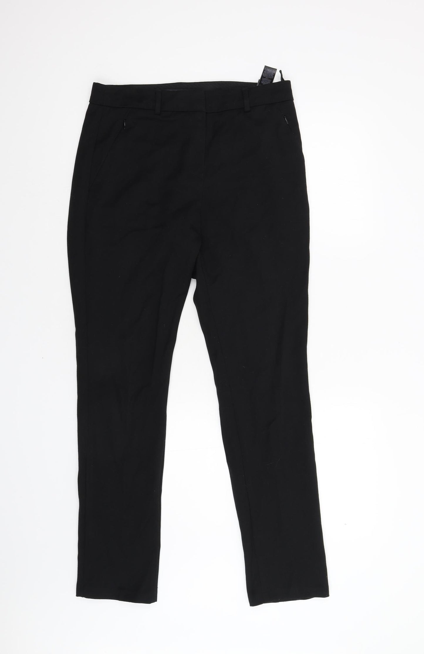M&S Womens Black   Trousers  Size 10 L30 in