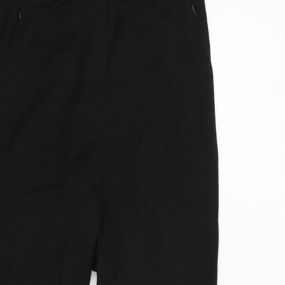 M&S Womens Black   Trousers  Size 10 L30 in