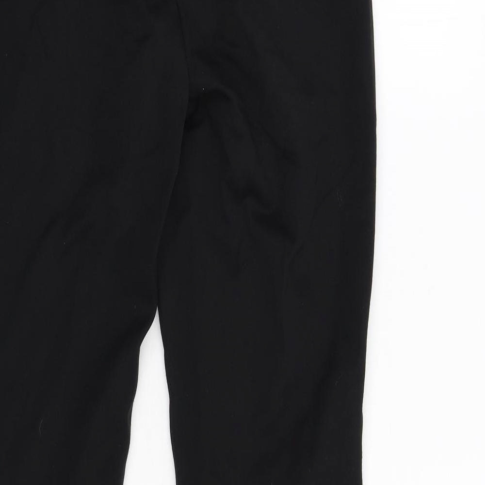 M&S Womens Black   Trousers  Size 10 L30 in