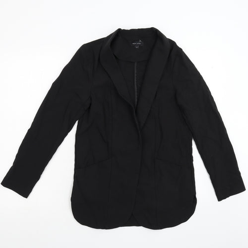 New Look Womens Black   Jacket Blazer Size 8