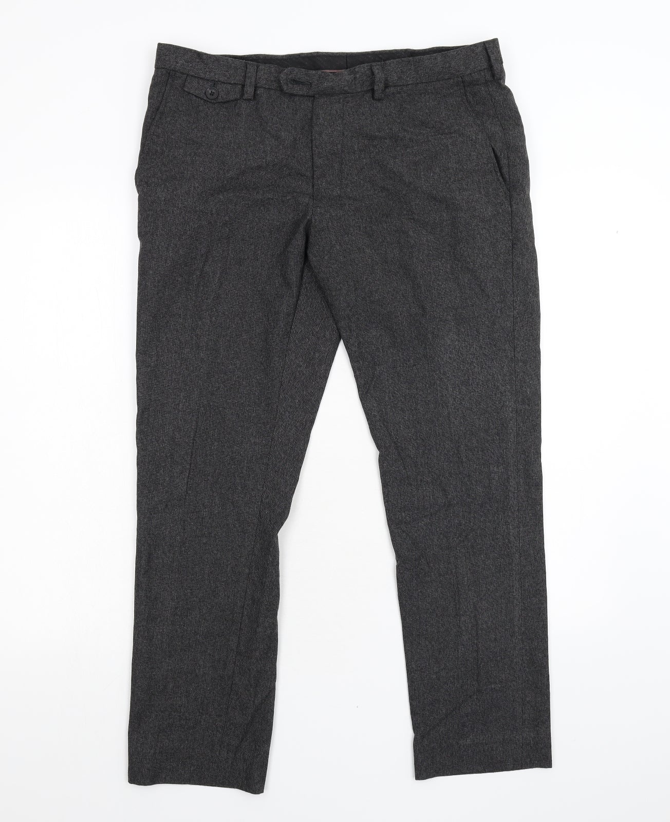 Burton Mens Grey   Trousers  Size 34 L27 in