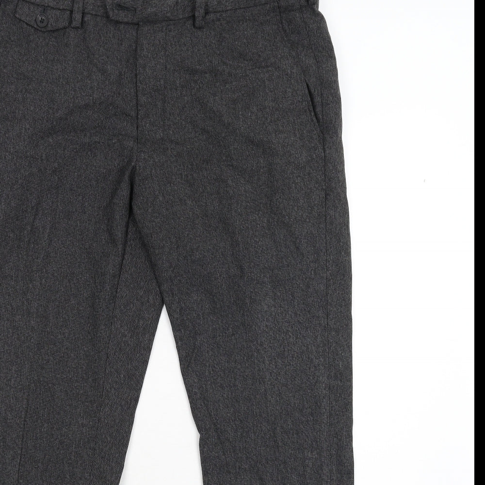 Burton Mens Grey   Trousers  Size 34 L27 in