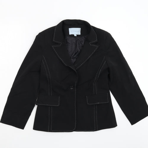 Primark Womens Black   Jacket Suit Jacket Size 12