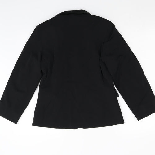 Primark Womens Black   Jacket Suit Jacket Size 12