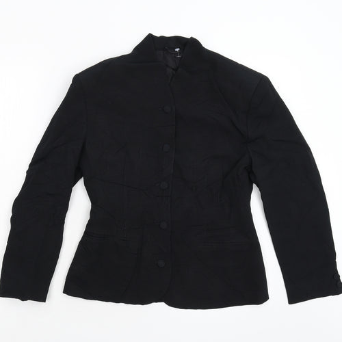 Preworn Womens Black   Jacket Blazer Size S