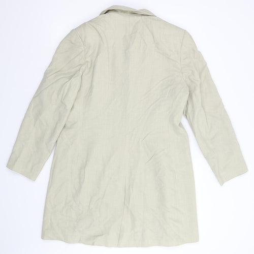 George Womens Beige   Overcoat Coat Size 16