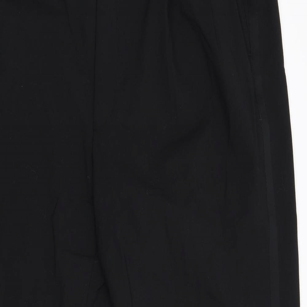M&S Mens Black   Trousers  Size 36 L33 in