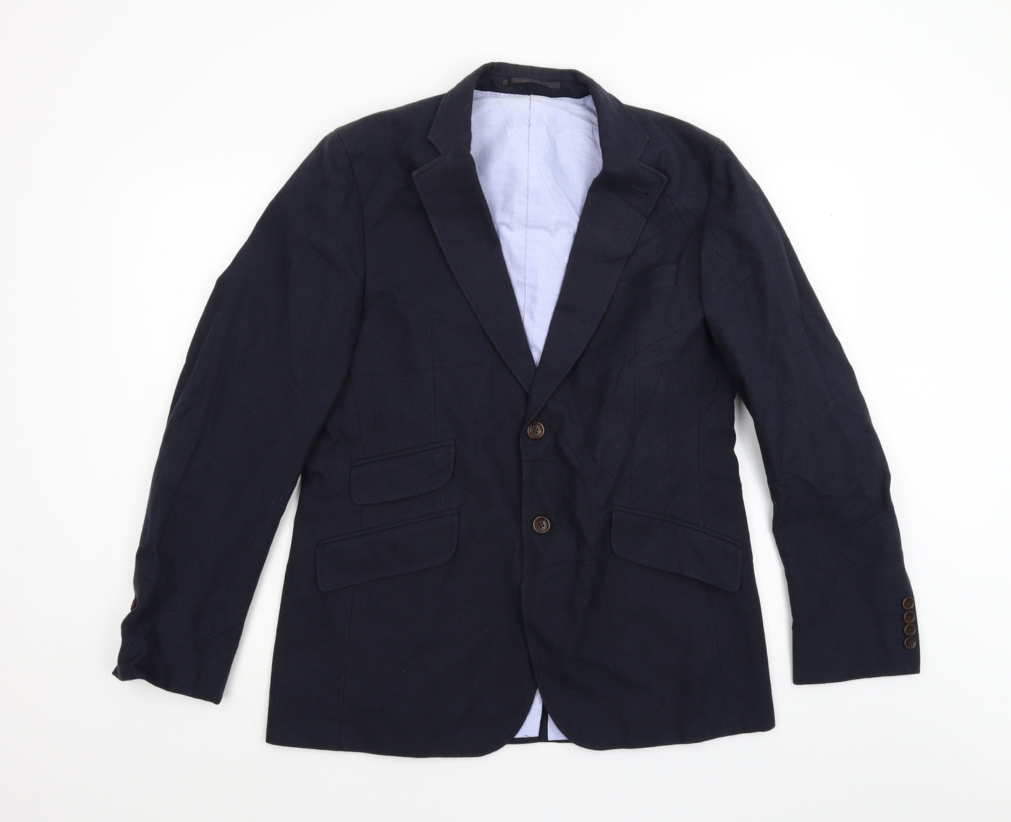 Crew Clothing Company Mens Blue   Jacket Blazer Size 40