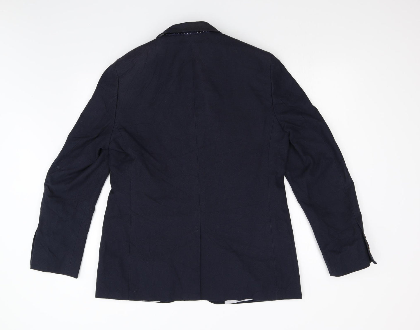 Crew Clothing Company Mens Blue   Jacket Blazer Size 40