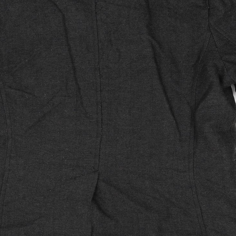New Look Mens Grey   Overcoat Coat Size XL