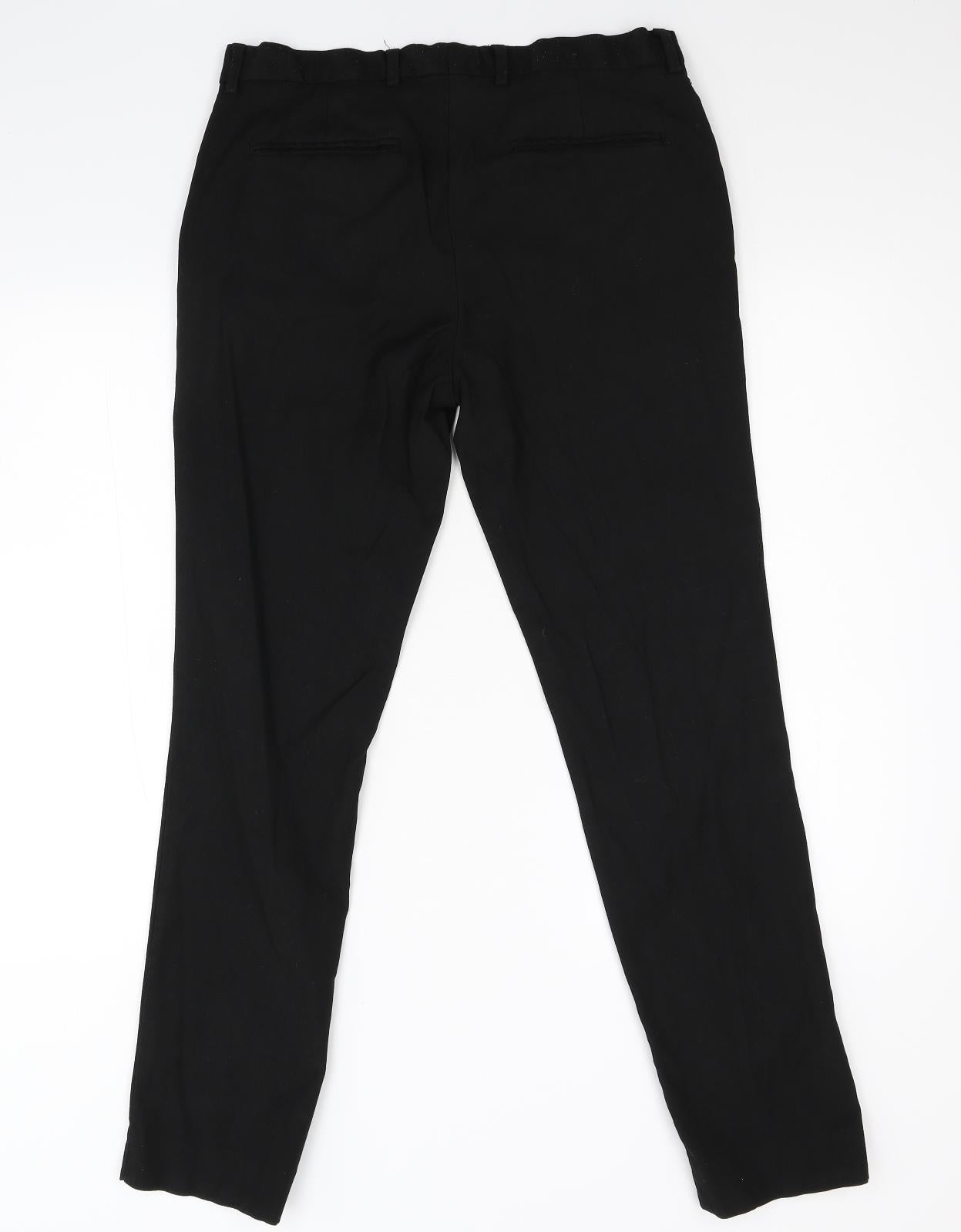 Taylor & Wright Mens Black   Trousers  Size 34 L31 in