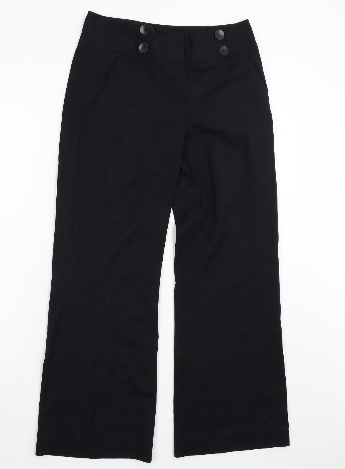 NEXT Womens Black   Trousers  Size 10 L29 in