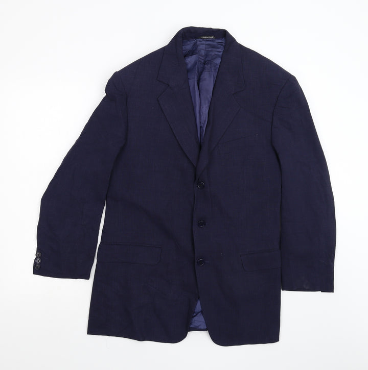 Principe Mens Blue   Jacket Suit Jacket Size 40