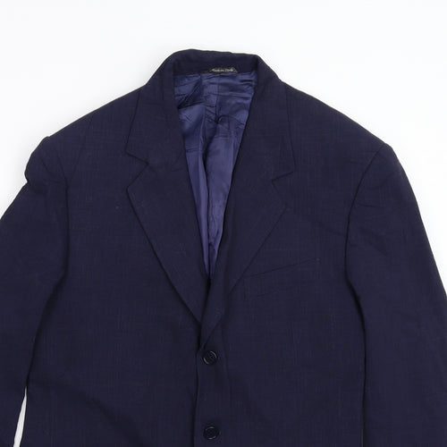 Principe Mens Blue   Jacket Suit Jacket Size 40