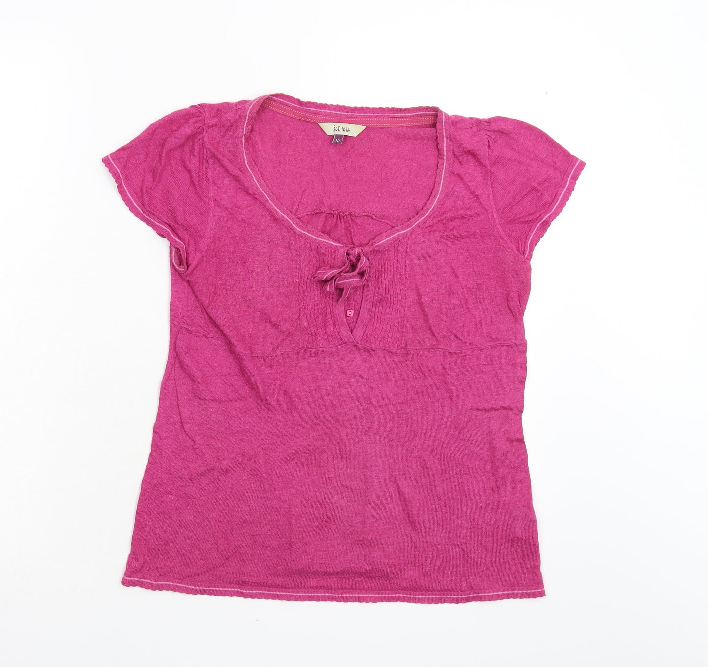 Fat Face Womens Pink   Pullover Jumper Size 12