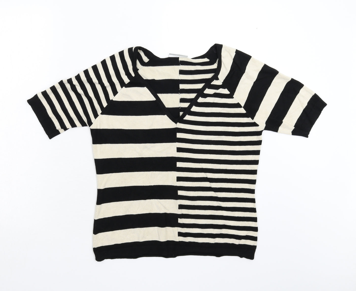 Wallis Womens Multicoloured Striped Knit Pullover Jumper Size 16