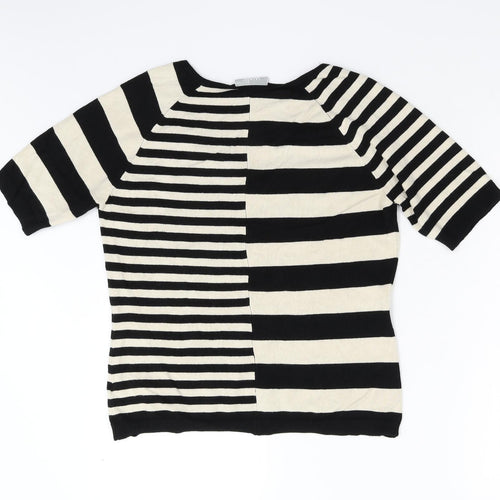 Wallis Womens Multicoloured Striped Knit Pullover Jumper Size 16