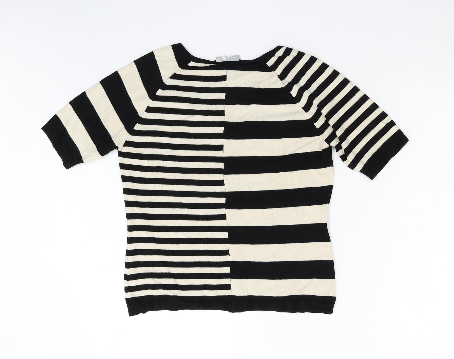 Wallis Womens Multicoloured Striped Knit Pullover Jumper Size 16