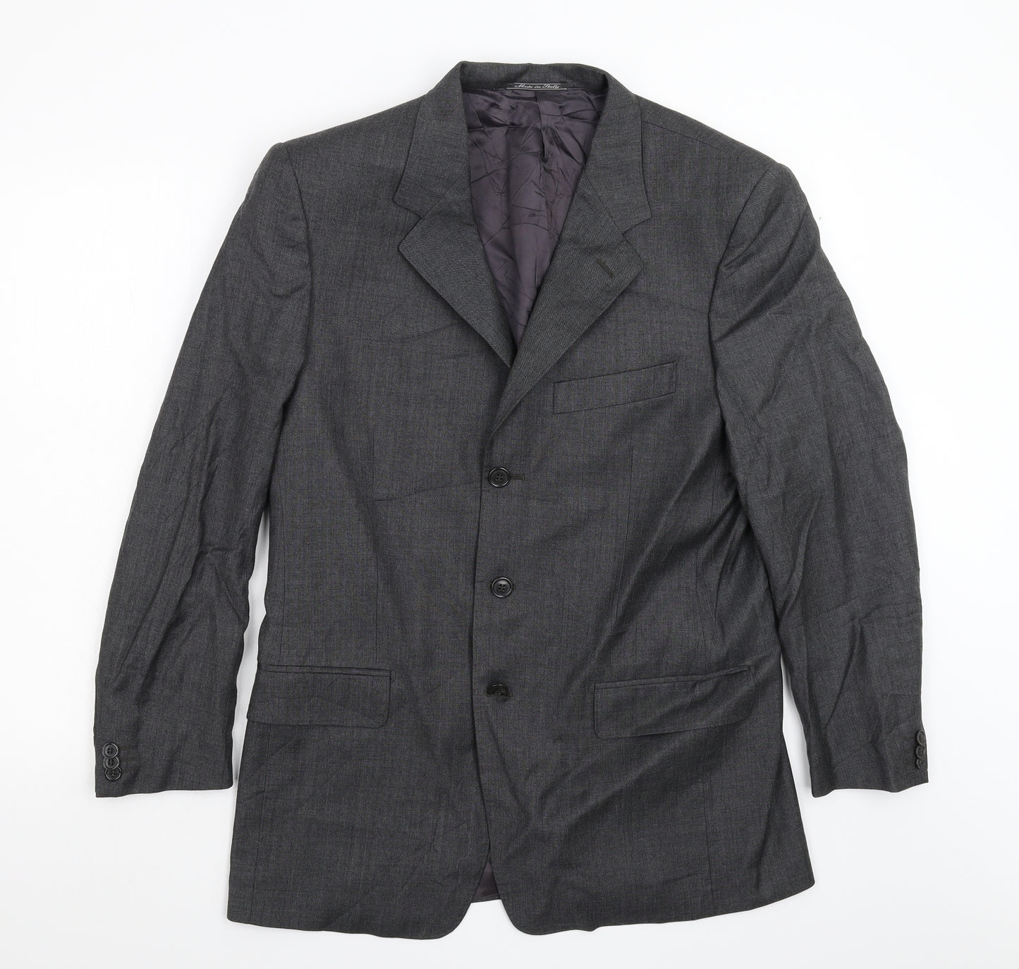 Mauro Vicariotto Mens Grey   Jacket Suit Jacket Size 40