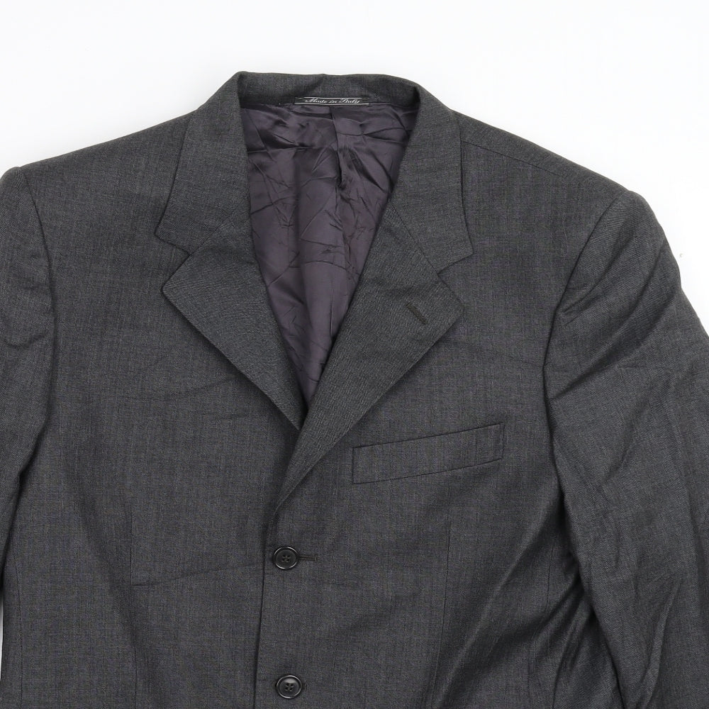 Mauro Vicariotto Mens Grey   Jacket Suit Jacket Size 40