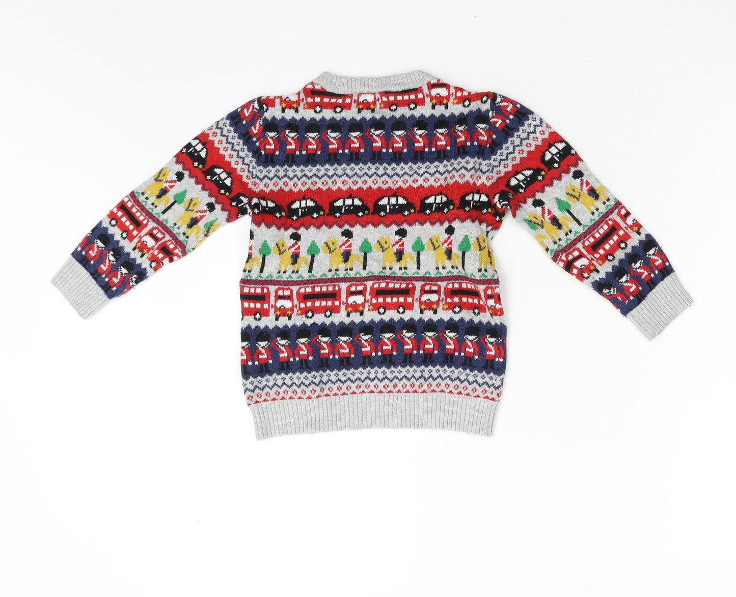TU Boys Multicoloured  Knit Pullover Jumper Size 3-4 Years