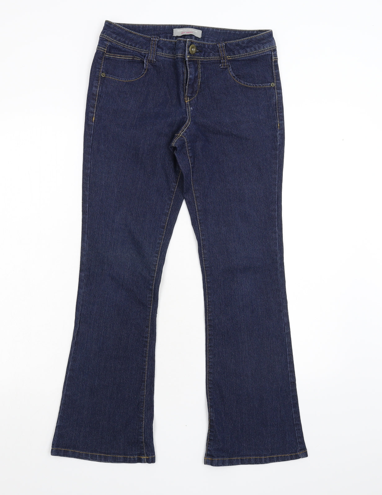 Dorothy Perkins Womens Blue  Denim Bootcut Jeans Size 10 L27 in