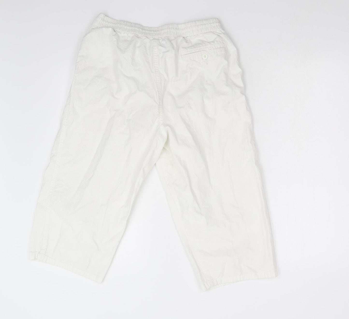 La Redoute Womens White   Bermuda Shorts Size L