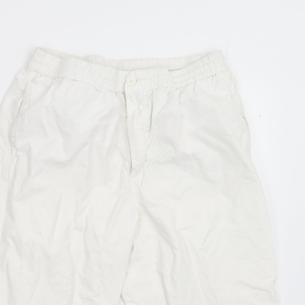 La Redoute Womens White   Bermuda Shorts Size L