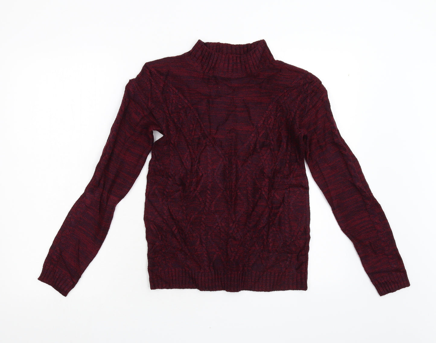 Matalan Womens Red  Knit Pullover Jumper Size S