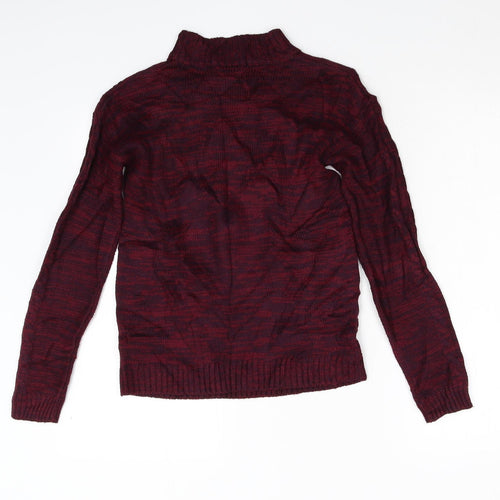 Matalan Womens Red  Knit Pullover Jumper Size S