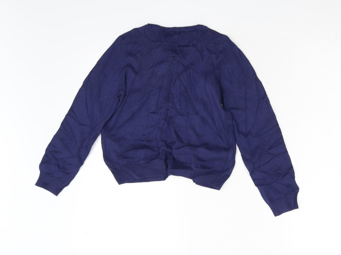 Blue Zoo Girls Blue  Knit Cardigan Jumper Size 11-12 Years