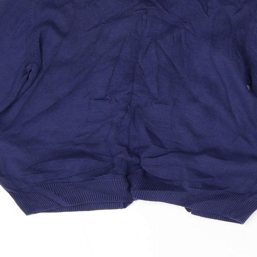 Blue Zoo Girls Blue  Knit Cardigan Jumper Size 11-12 Years