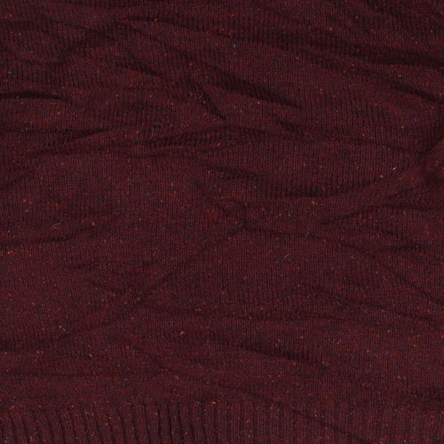 George Mens Red  Knit Pullover Jumper Size S