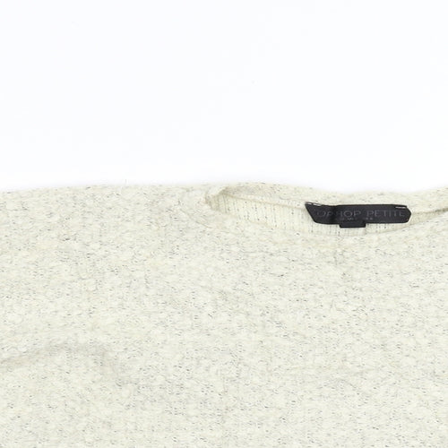 Topshop Petite Womens Beige   Pullover Jumper Size 6