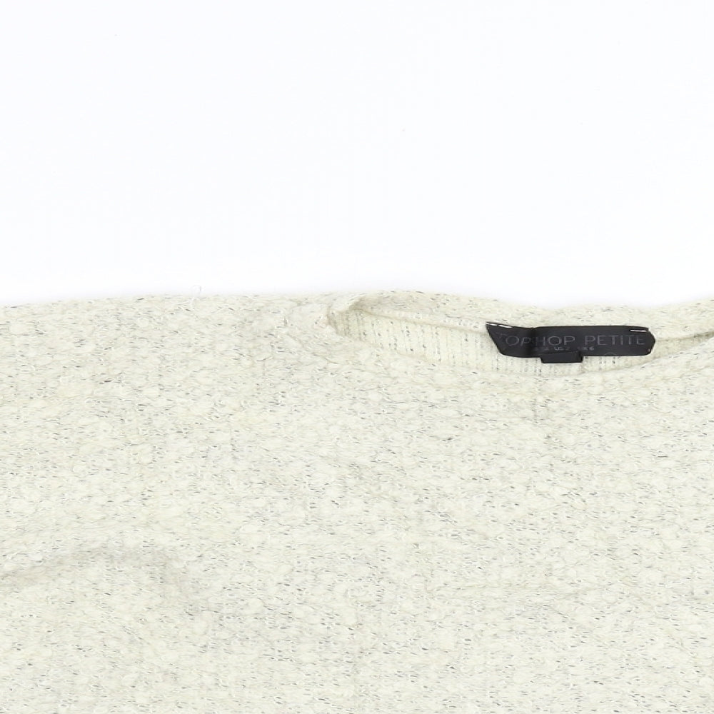 Topshop Petite Womens Beige   Pullover Jumper Size 6
