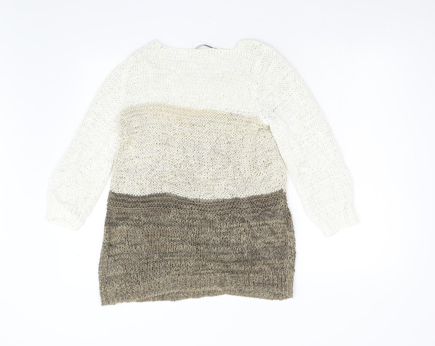 George Womens Beige  Knit Pullover Jumper Size 14