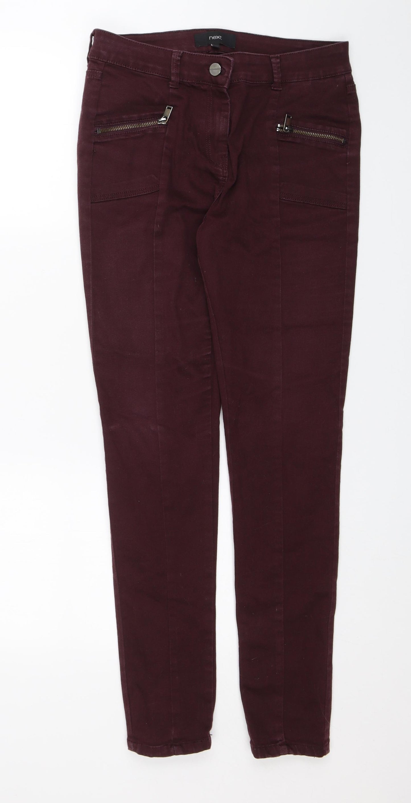 NEXT Womens Red   Skinny Jeans Size 10 L28 in